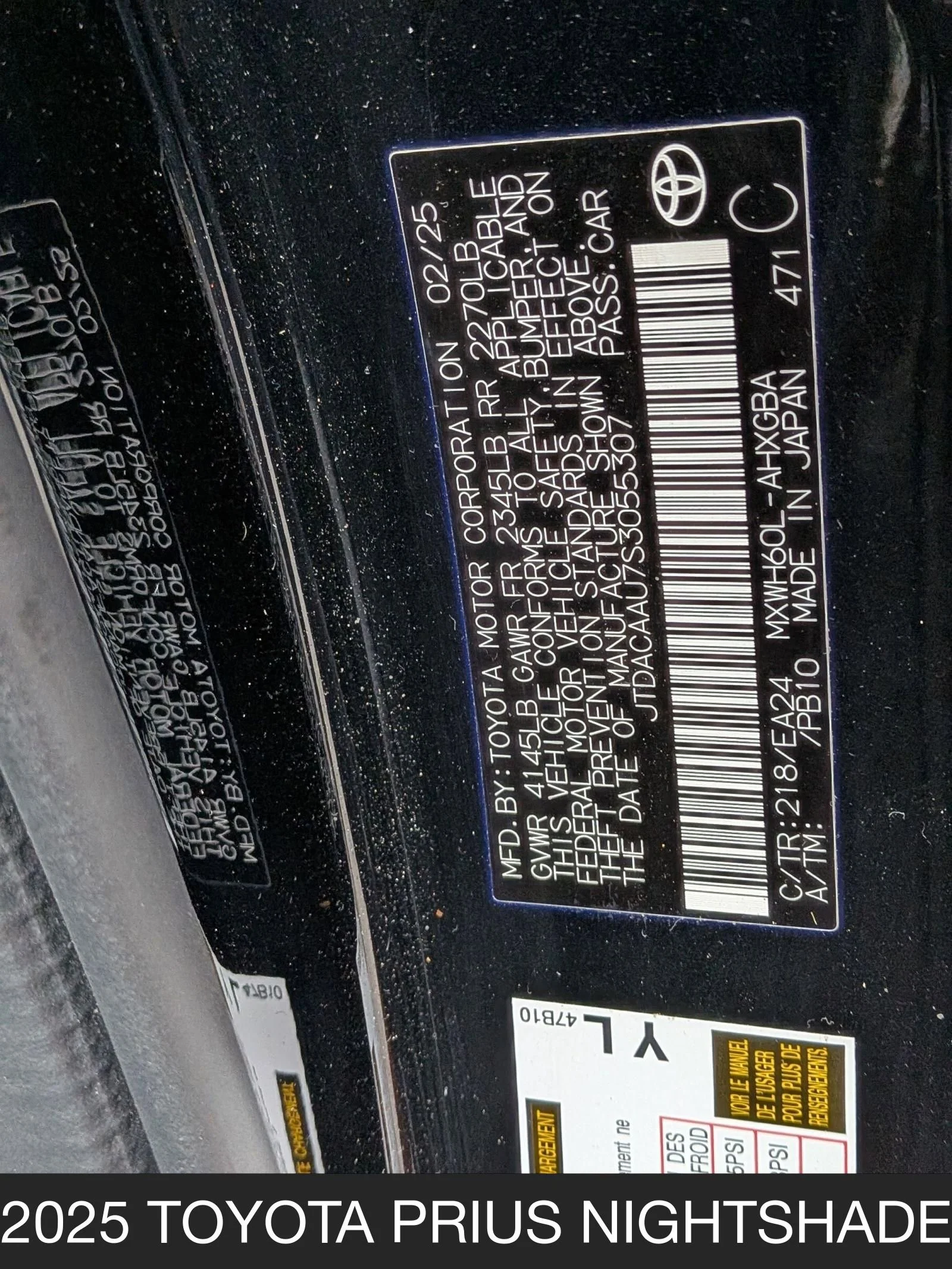 Used 2025 Midnight Black Metallic Toyota Nightshade image 25