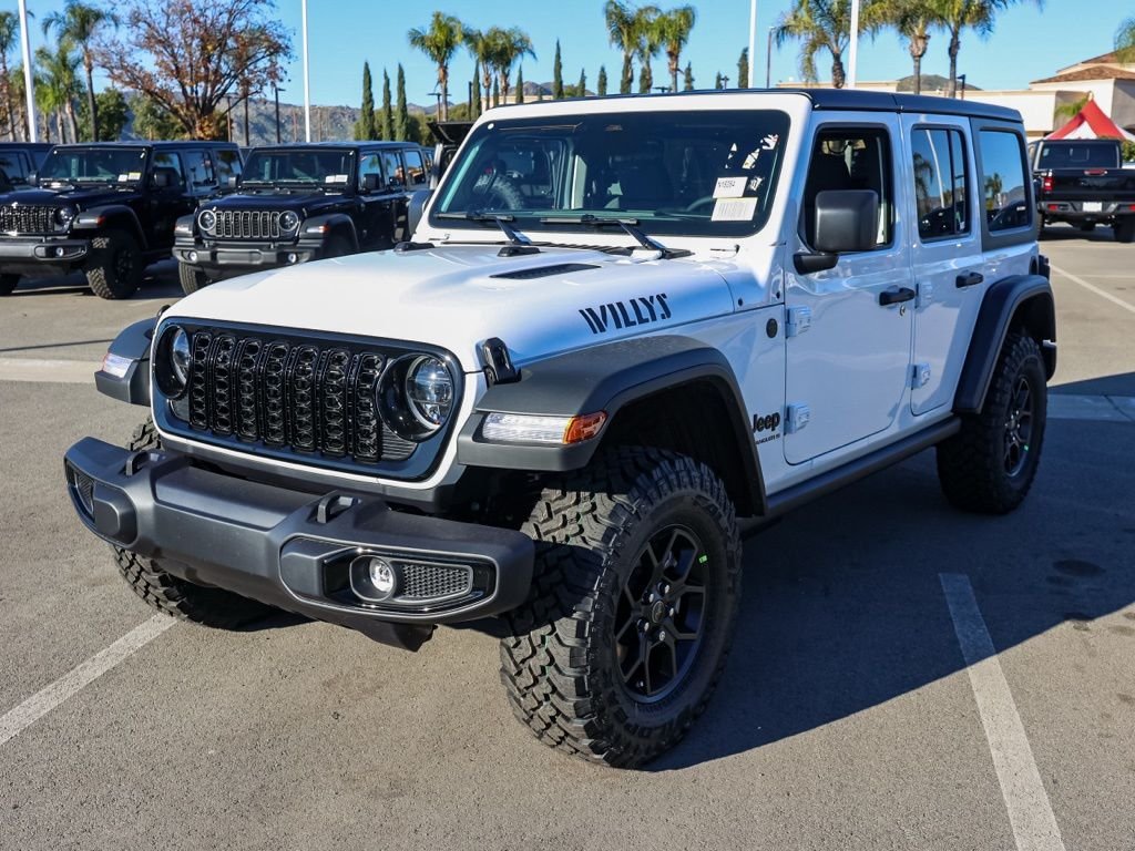 New 2026 Bright White Clear-Coat Exterior Paint Jeep Willys image 6