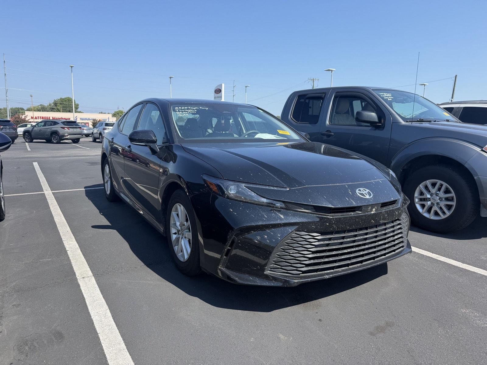 Used 2025 Midnight Black Metallic Toyota LE image 3