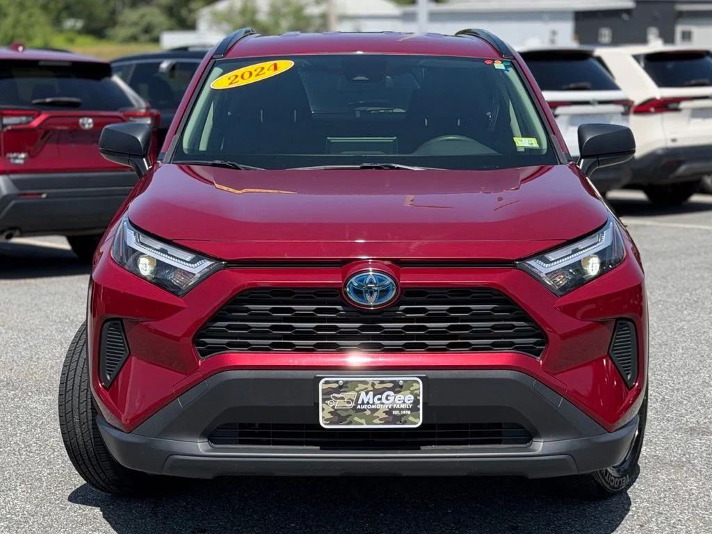 Certified Used 2024 Red Toyota LE image 2