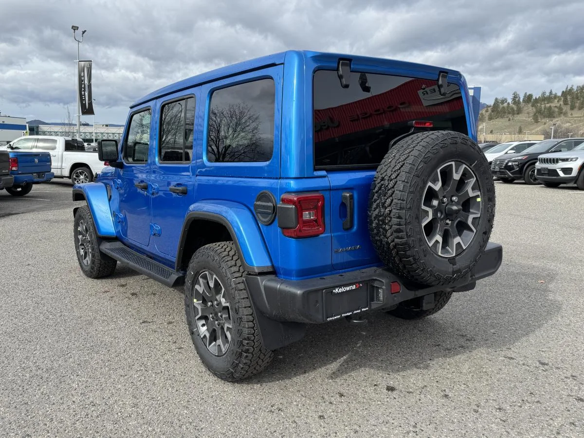 New 2026 Blue Jeep Sahara 4 Door 4x4 image 8