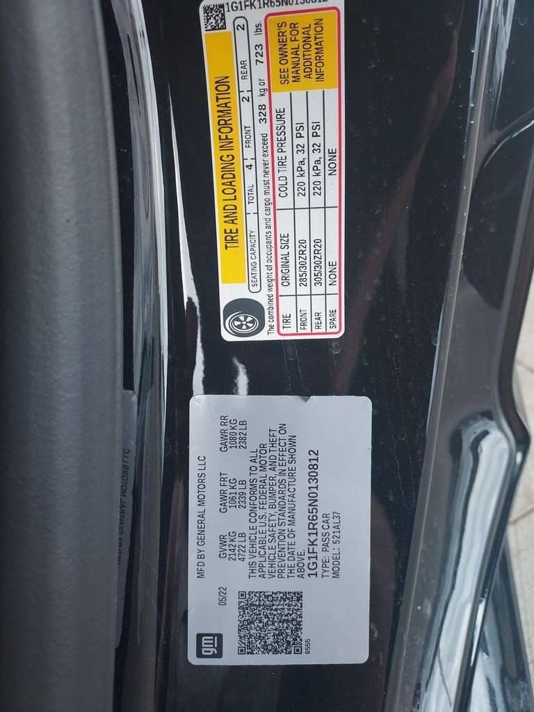 Used 2022 Black Chevrolet ZL1 image 25