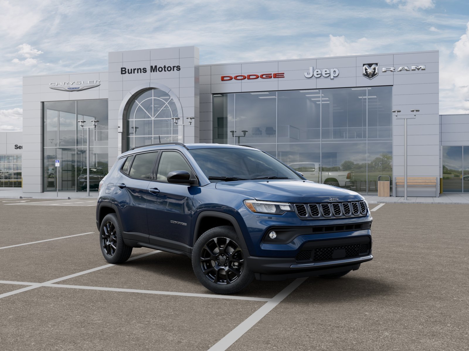 New 2026 Fathom Blue Pearl-Coat Exterior Paint Jeep Latitude Altitude image 5