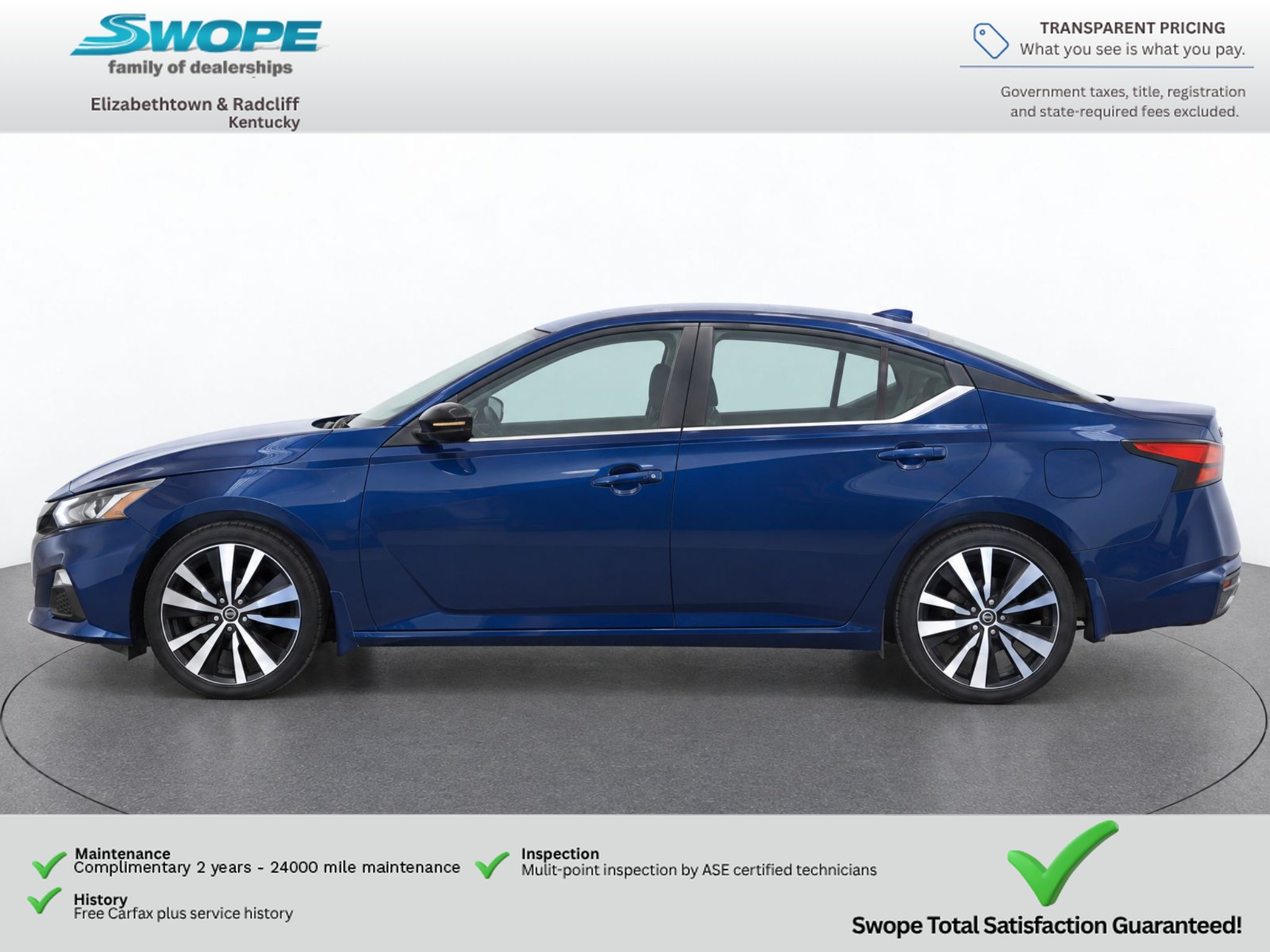 Used 2021 Deep Blue Pearl Nissan 2.5 SR image 8