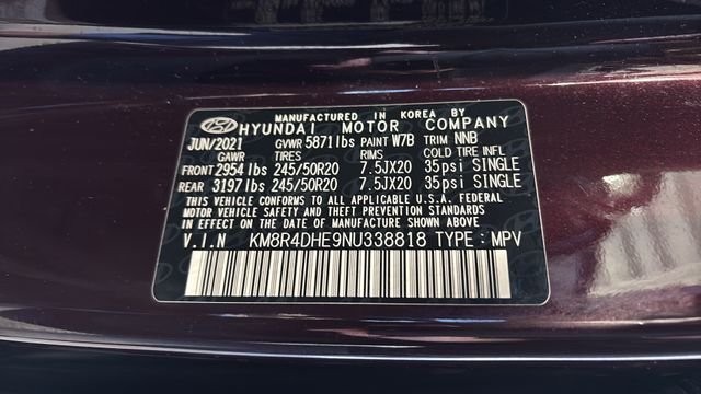 Used 2022 Sierra Burgundy Hyundai SEL image 29