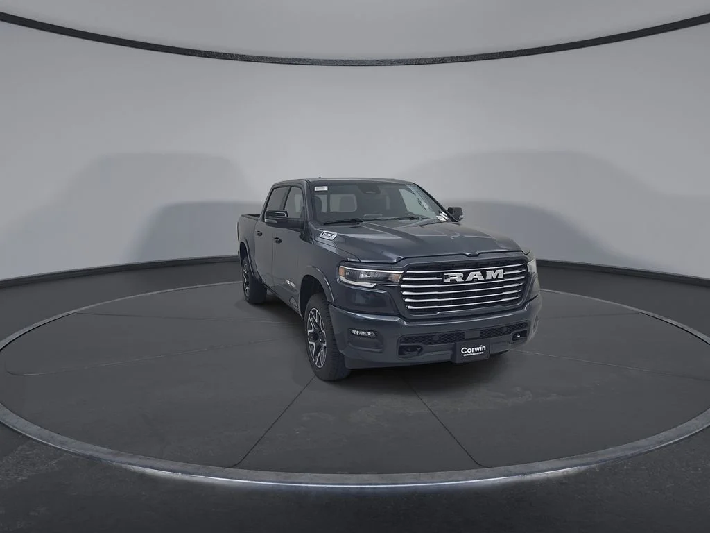 New 2026 Forged Blue Metallic Exterior Paint RAM Laramie image 4