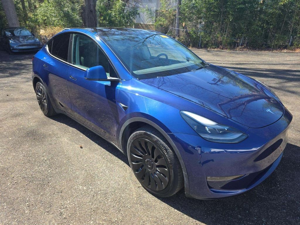 Used 2023 Tesla Model Y Long Range with VIN 7SAYGAEE8PF702851 for sale in Highlands Ranch, CO