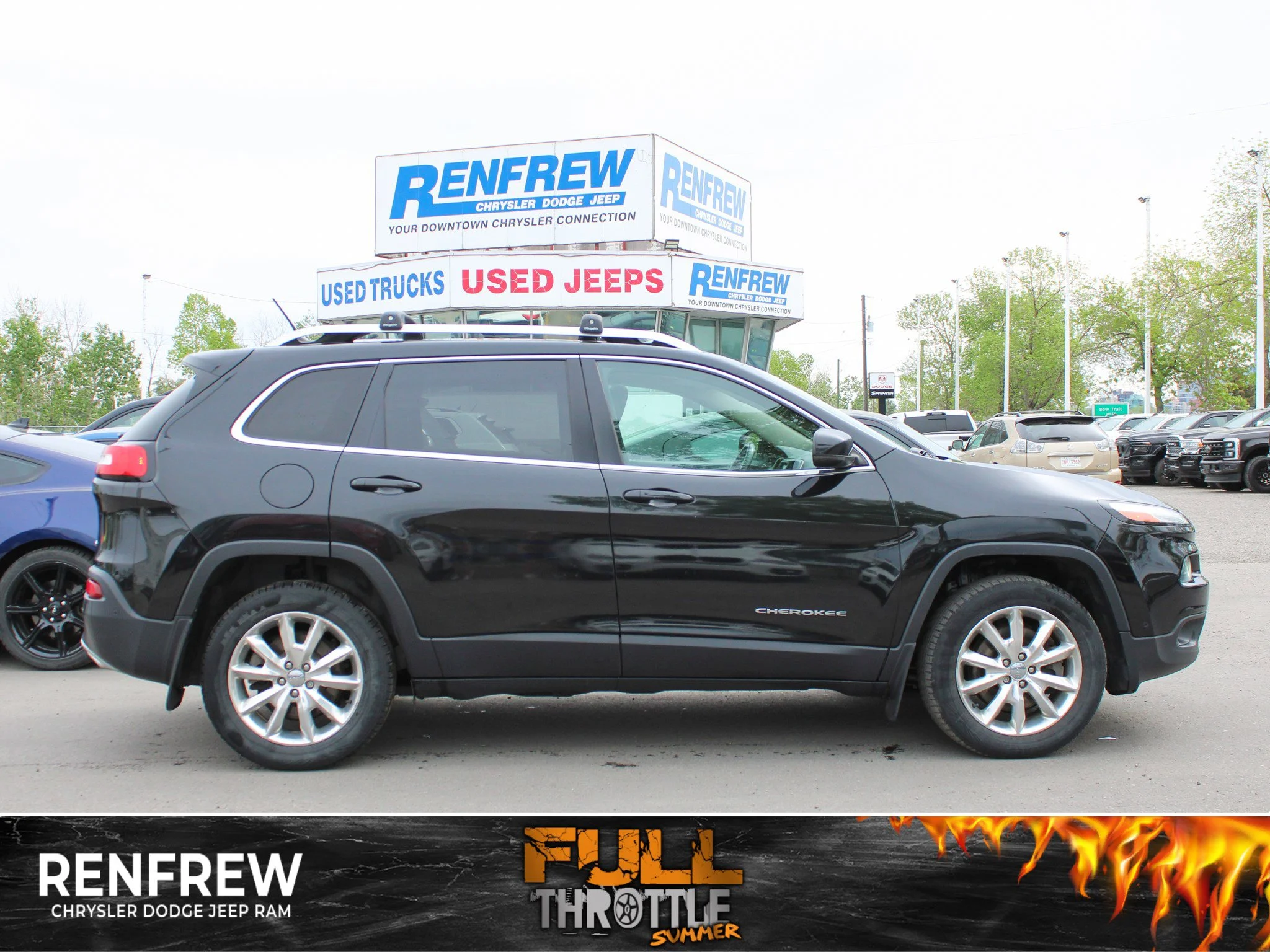 Used 2015 Black Jeep Limited * Mechanic Special | Heated/Vented Seats | Nav | Panoramic Sunroof | Roof Rails image 1