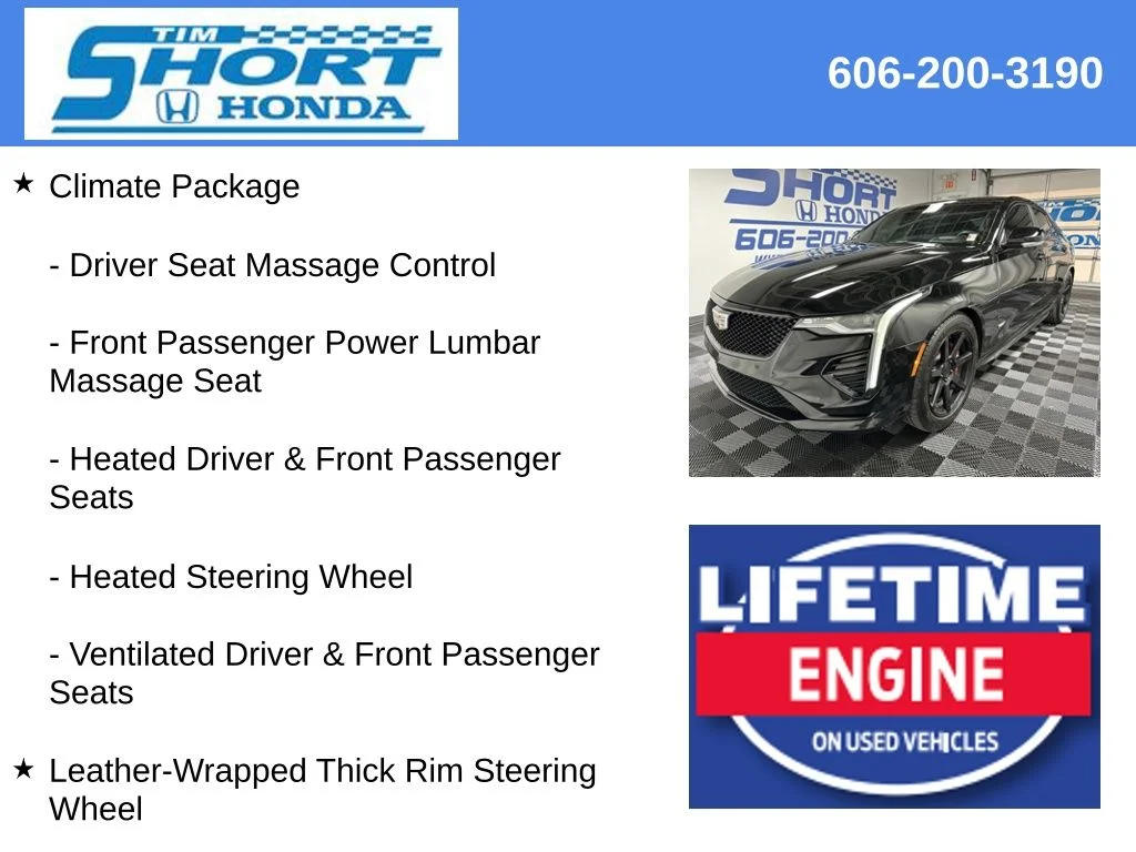 Used 2022 Black Cadillac V-Series image 13