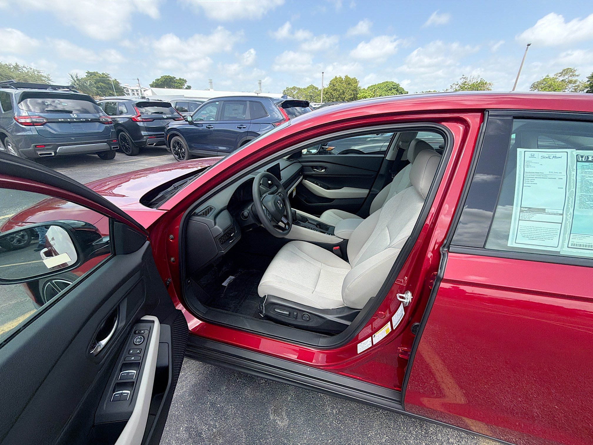 New 2026 Radiant Red Metallic Honda SE image 16