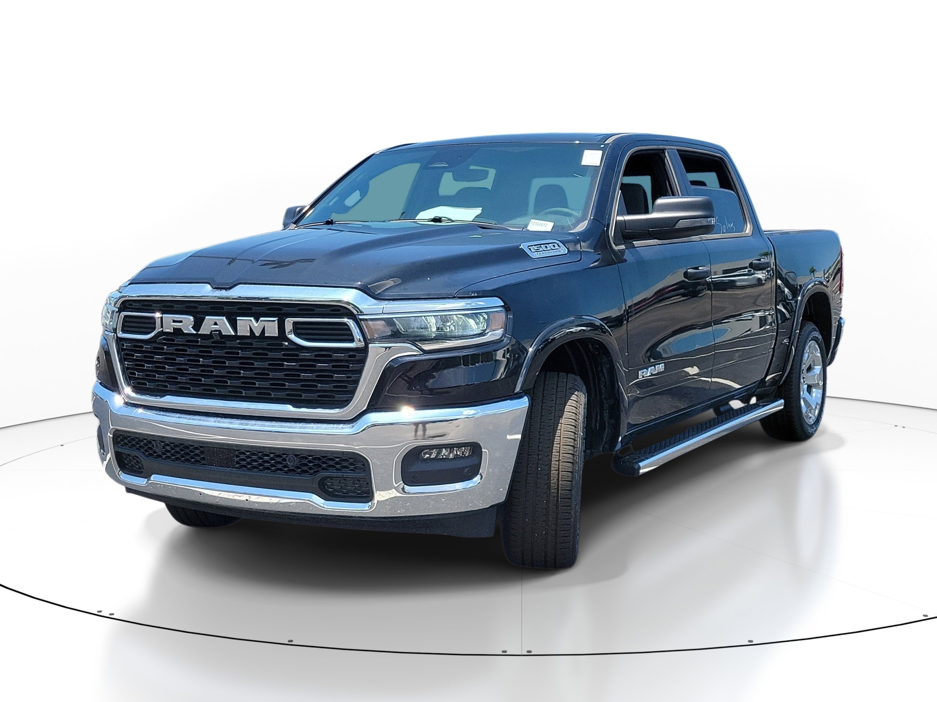New 2026 Diamond Black Crystal Pearl-Coat Exterior Paint RAM Big Horn image 3