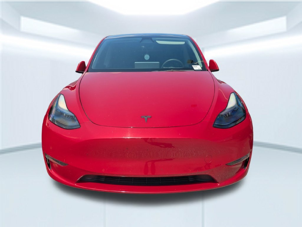Used 2022 Red Tesla Performance image 4