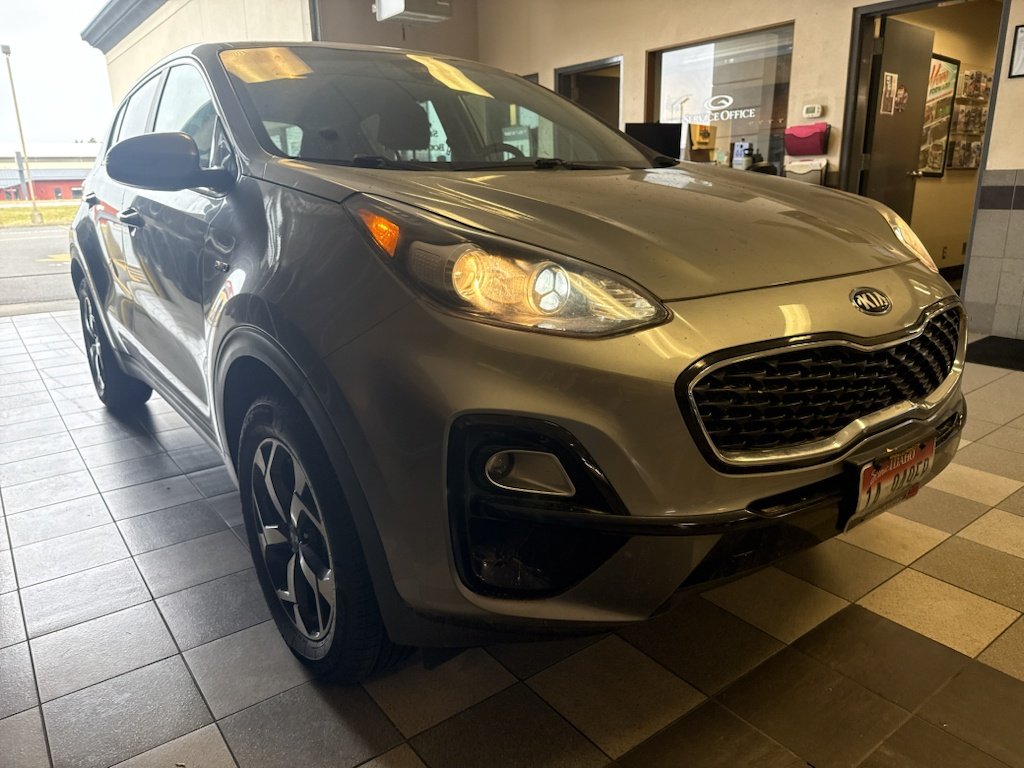 Used 2021 Silver Kia LX image 1