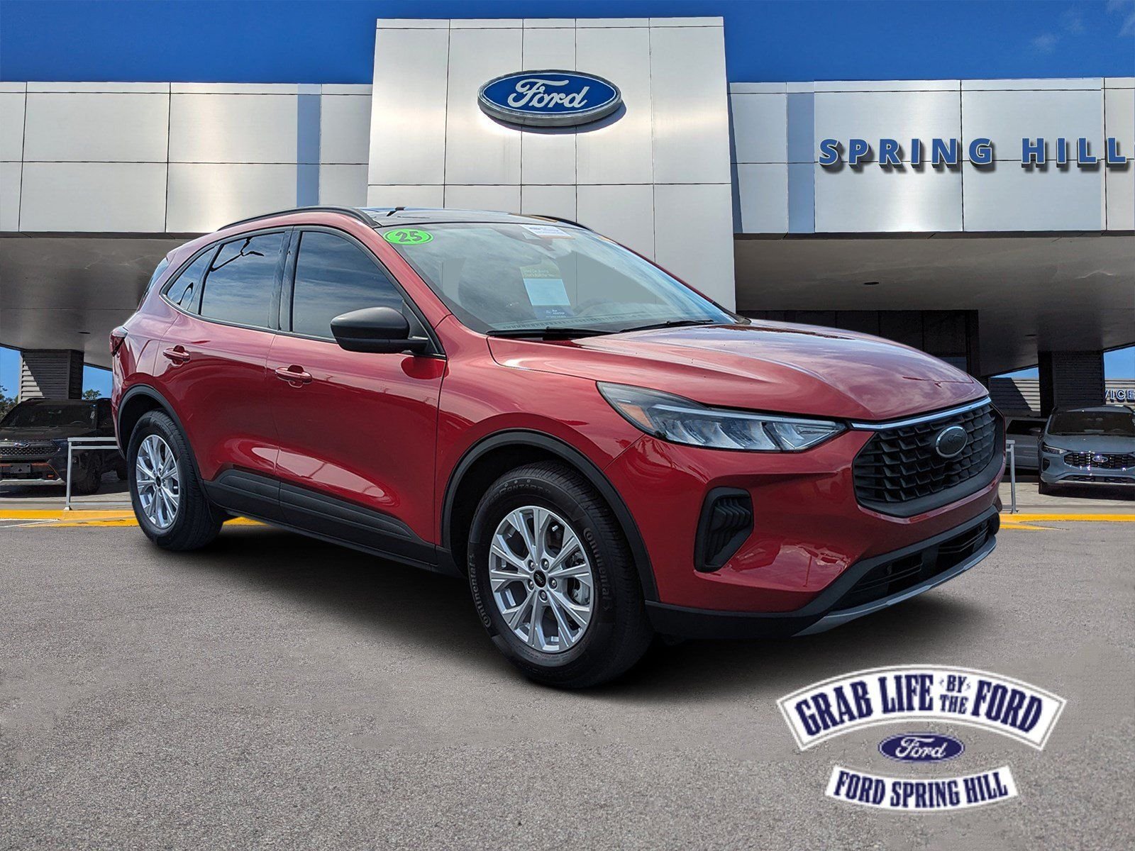 Certified Used 2025 Red Metallic Ford Active image 1