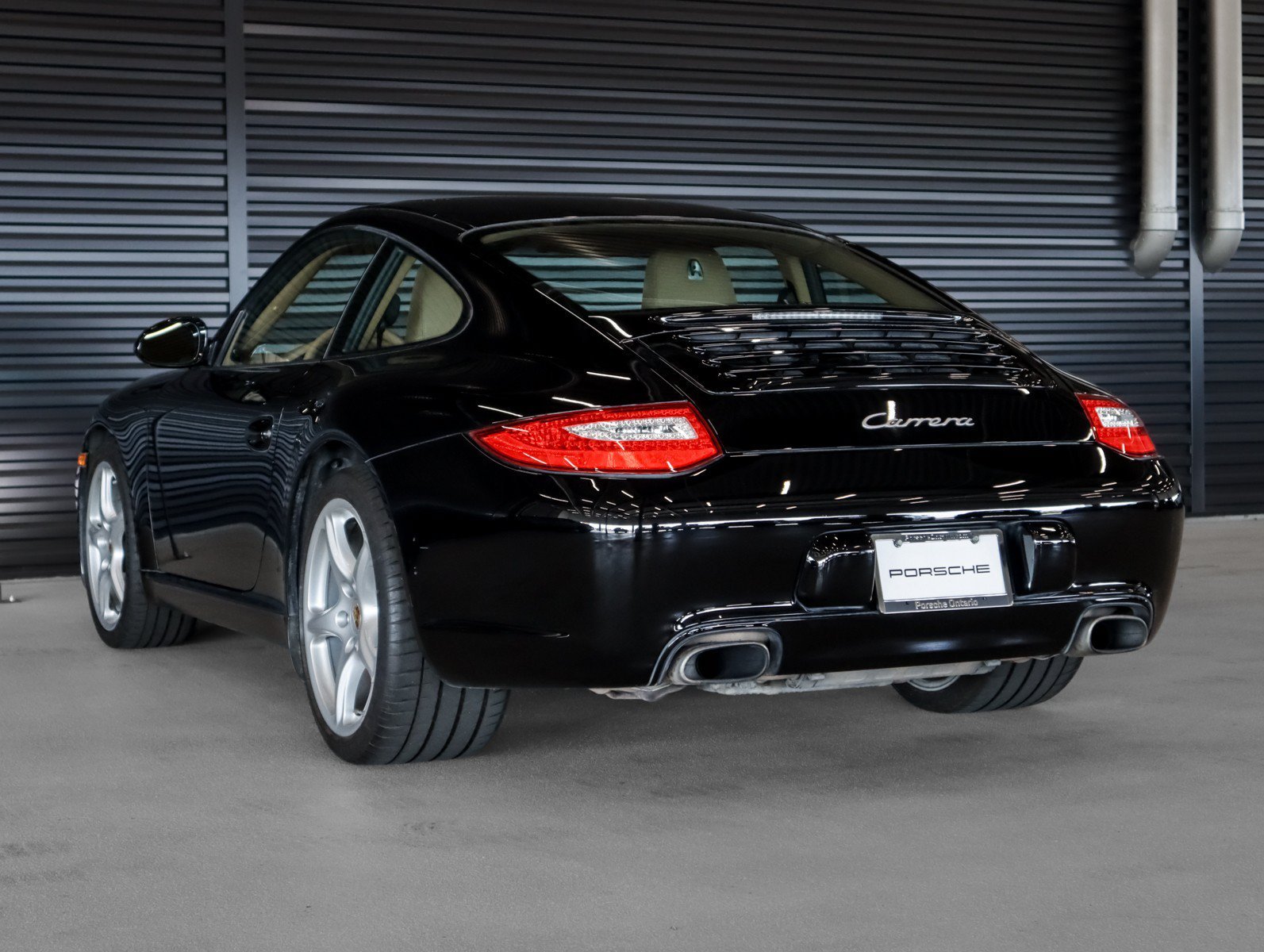 Used 2009 Black Porsche Carrera Coupe w/6-speed manual transmission image 3