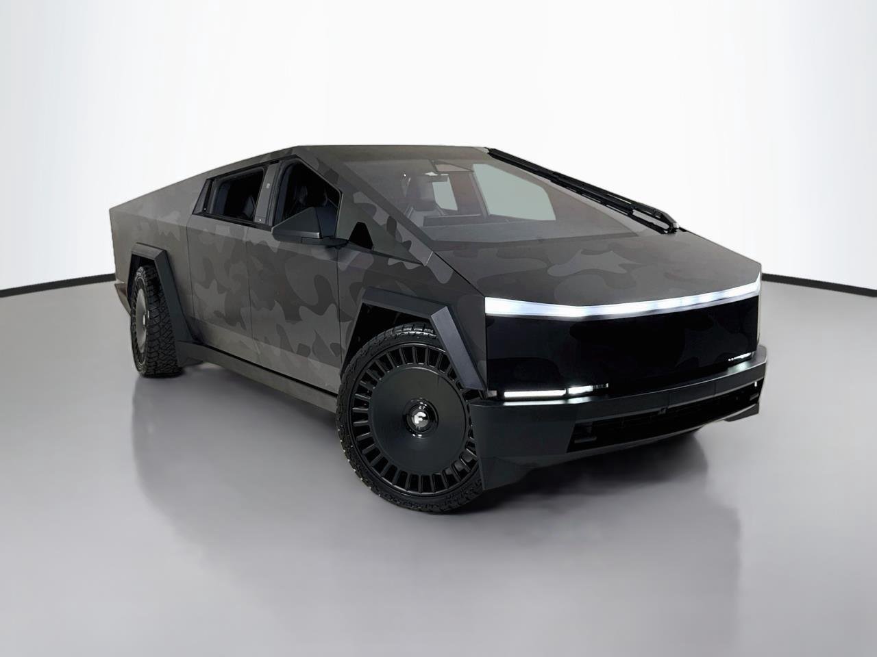 Used 2024 Camo Wrapp Tesla Cyberbeast | Forgiato Wheels | Camo Wrap image 41