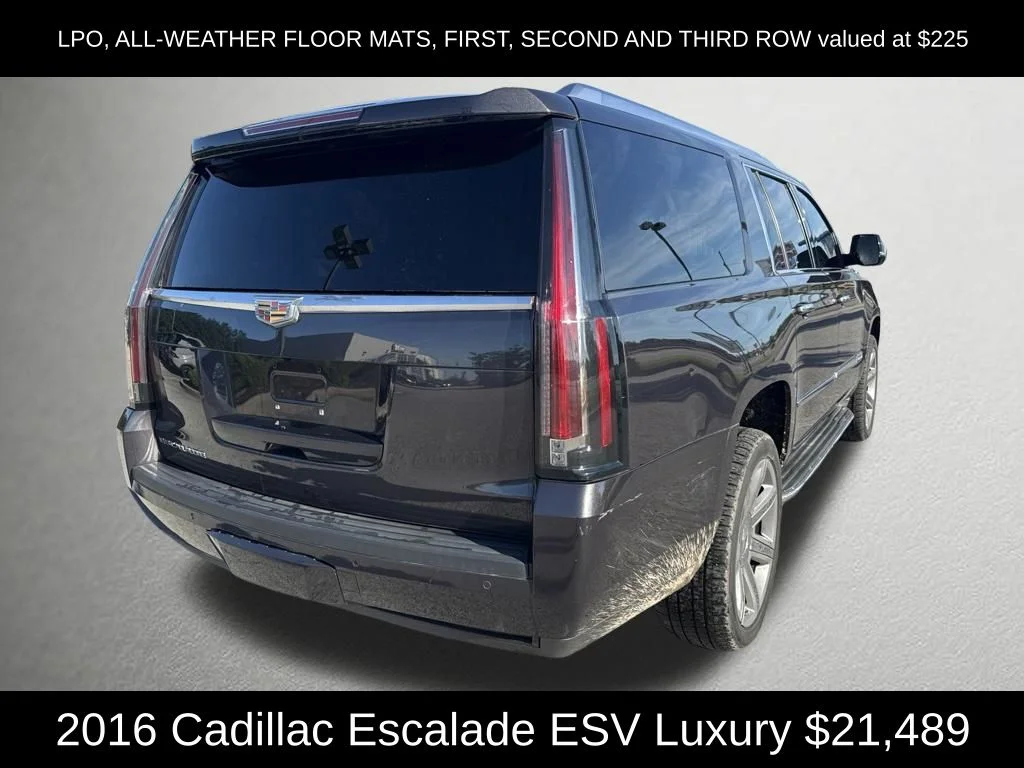 Used 2016 Gray Cadillac Luxury image 3