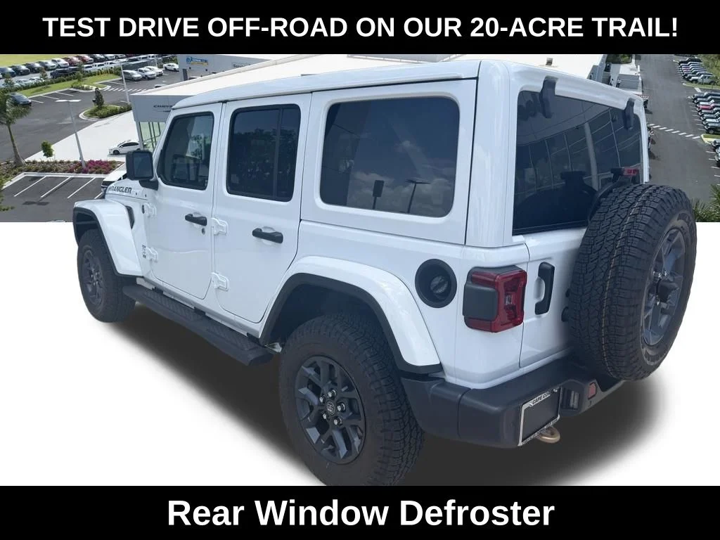 New 2026 Bright White Clear-Coat Exterior Paint Jeep 85th Anniversary Edition image 6