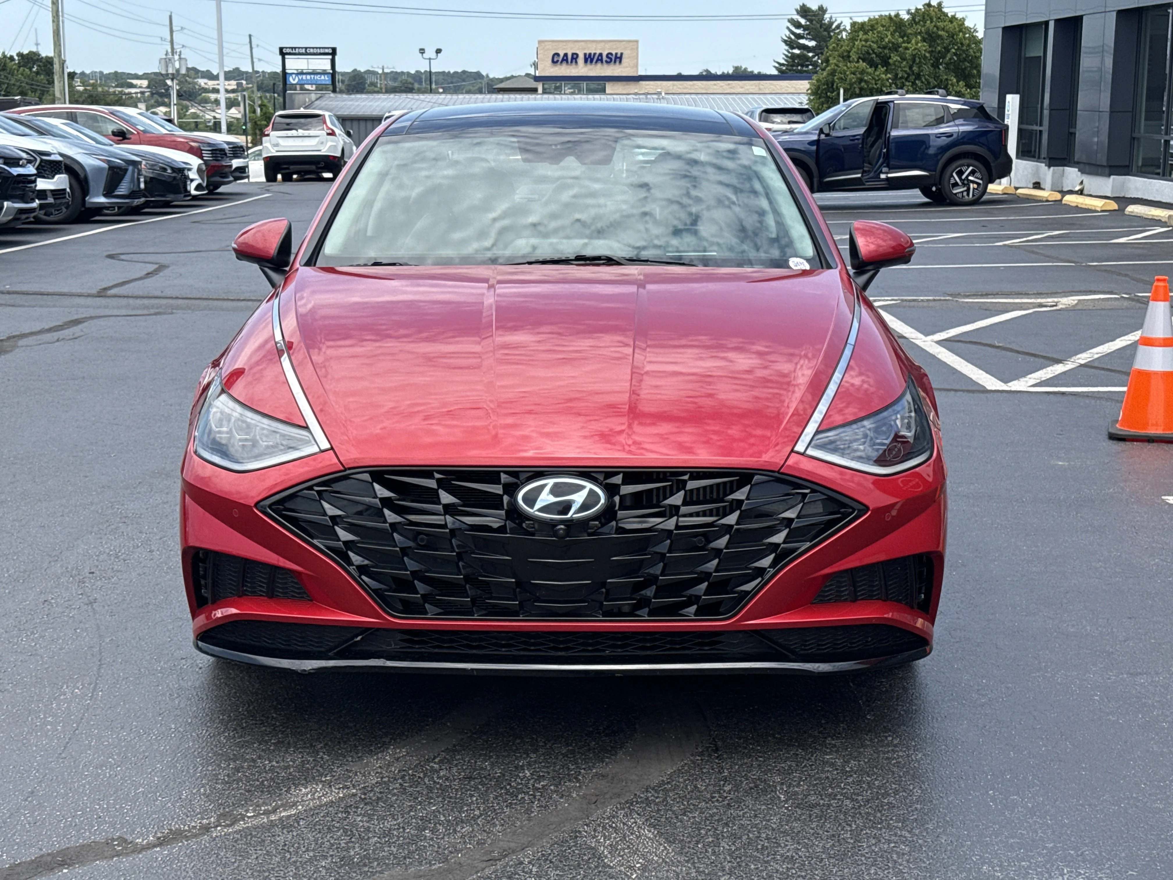 Used 2021 Calypso Red Hyundai Limited image 13