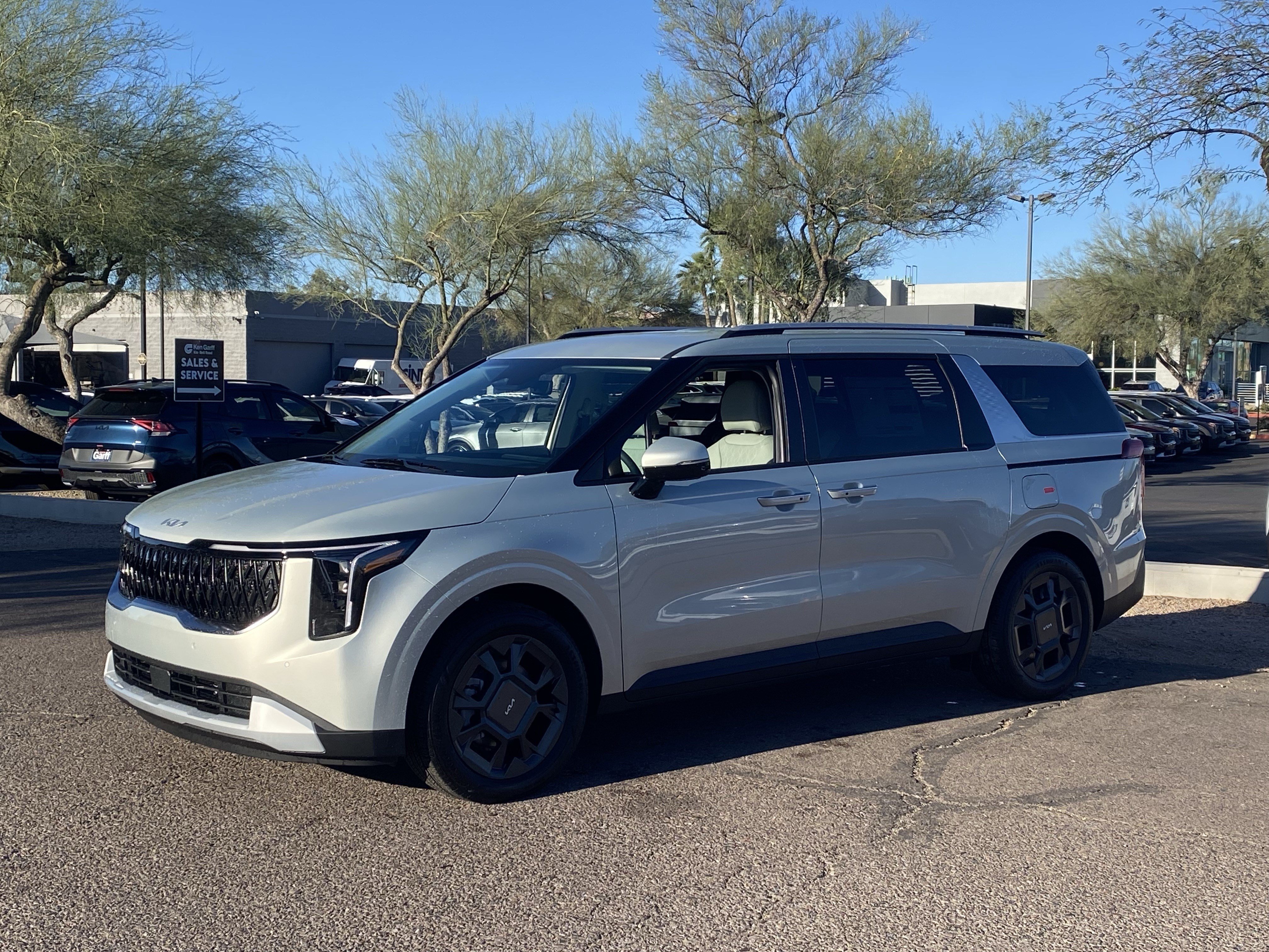 New 2026 Ivory Silver Kia EX image 6