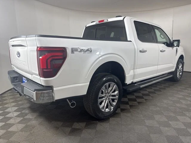 New 2026 Star White Metallic Tri-Coat Ford Lariat image 3