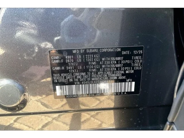 New 2026 MAGNETITE GRAY METALLIC Subaru Wilderness image 27