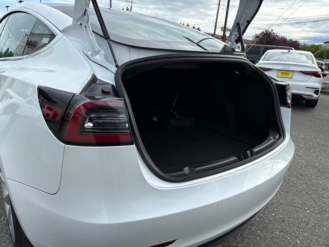 Used 2020 Pearl White Multi-Coat Tesla Long Range image 13