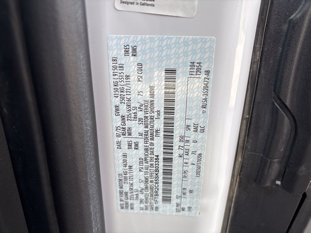 Used 2025 White Ford Base image 13