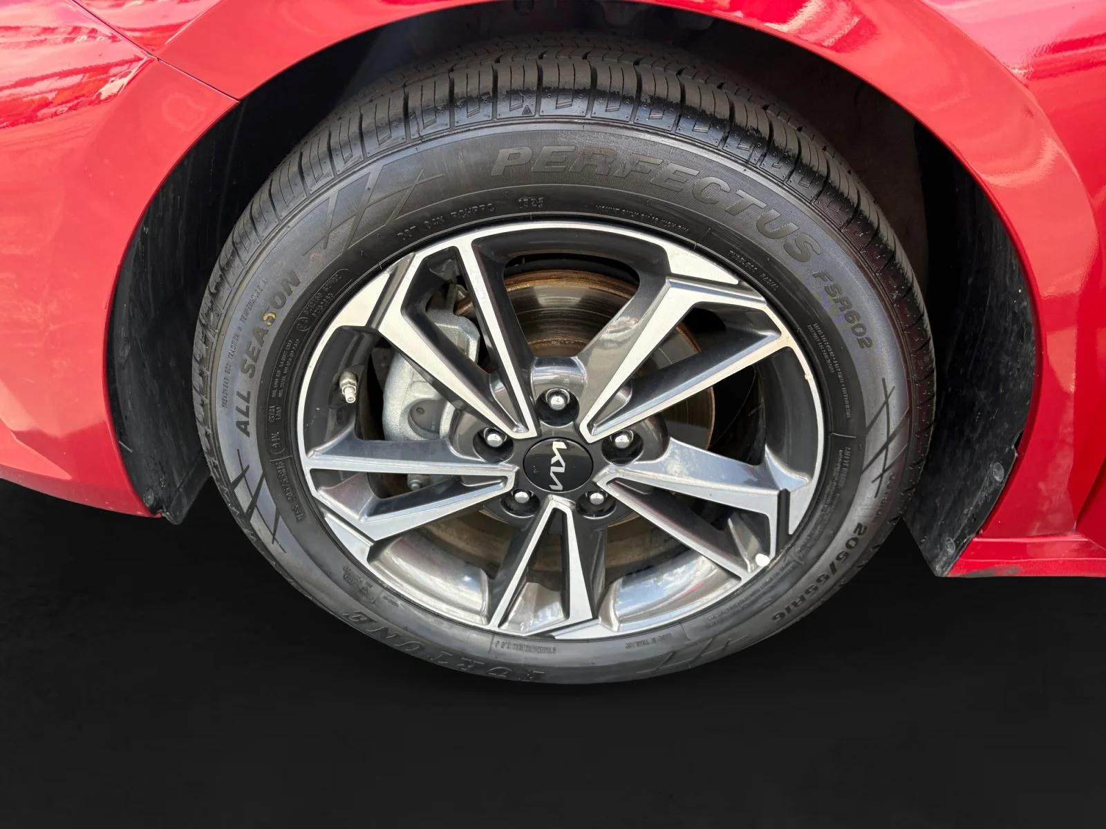 Used 2024 Currant Red Kia LXS image 11