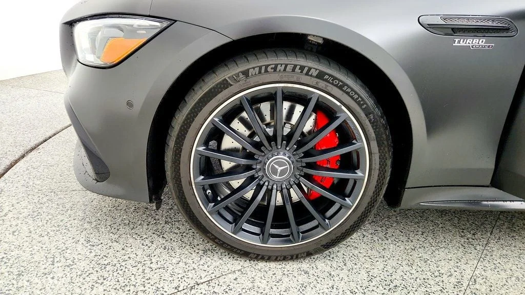 Used 2023 MANUFAKTUR Graphite Grey Magno Mercedes-Benz AMG® GT 43 4-Door Coupe w/ Nappa Leather & Driver Assistance Pkg image 9