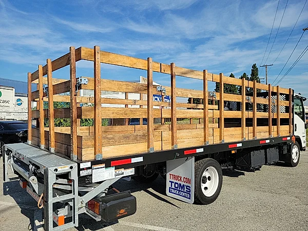 Certified Used 2025 White Isuzu Stakebed image 14