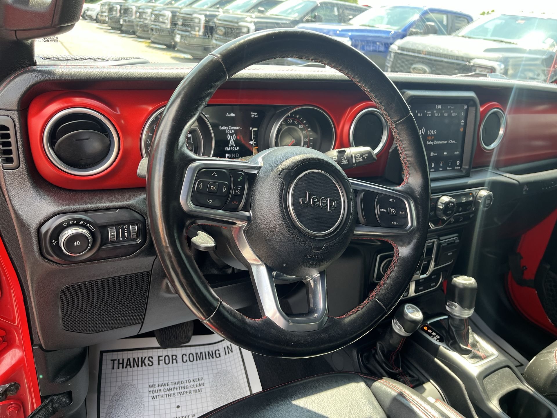 Certified Used 2021 Red Jeep Unlimited Rubicon image 7
