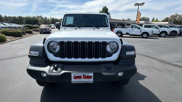 Used 2024 Bright White Clearcoat Jeep Sport S image 8