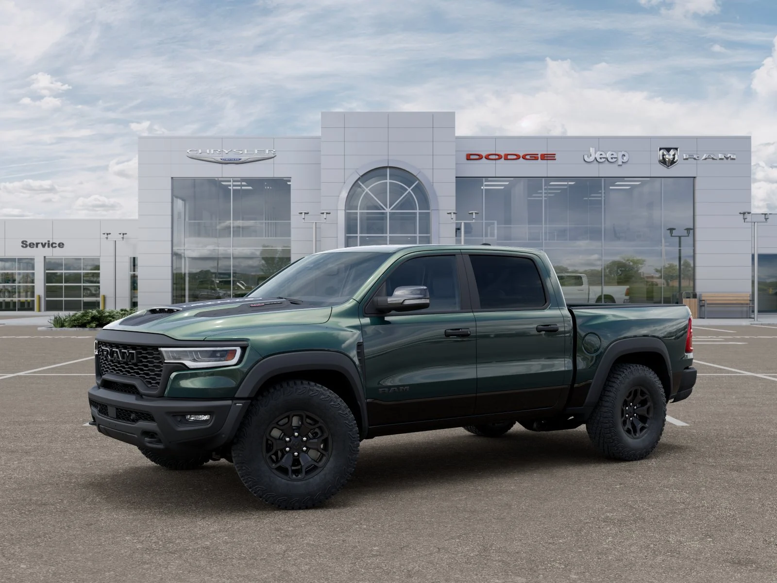 New 2026 Serrano-Green Metallic Exterior Paint RAM RHO image 30