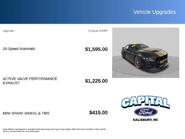 Used 2024 Black Ford GT Premium image 2