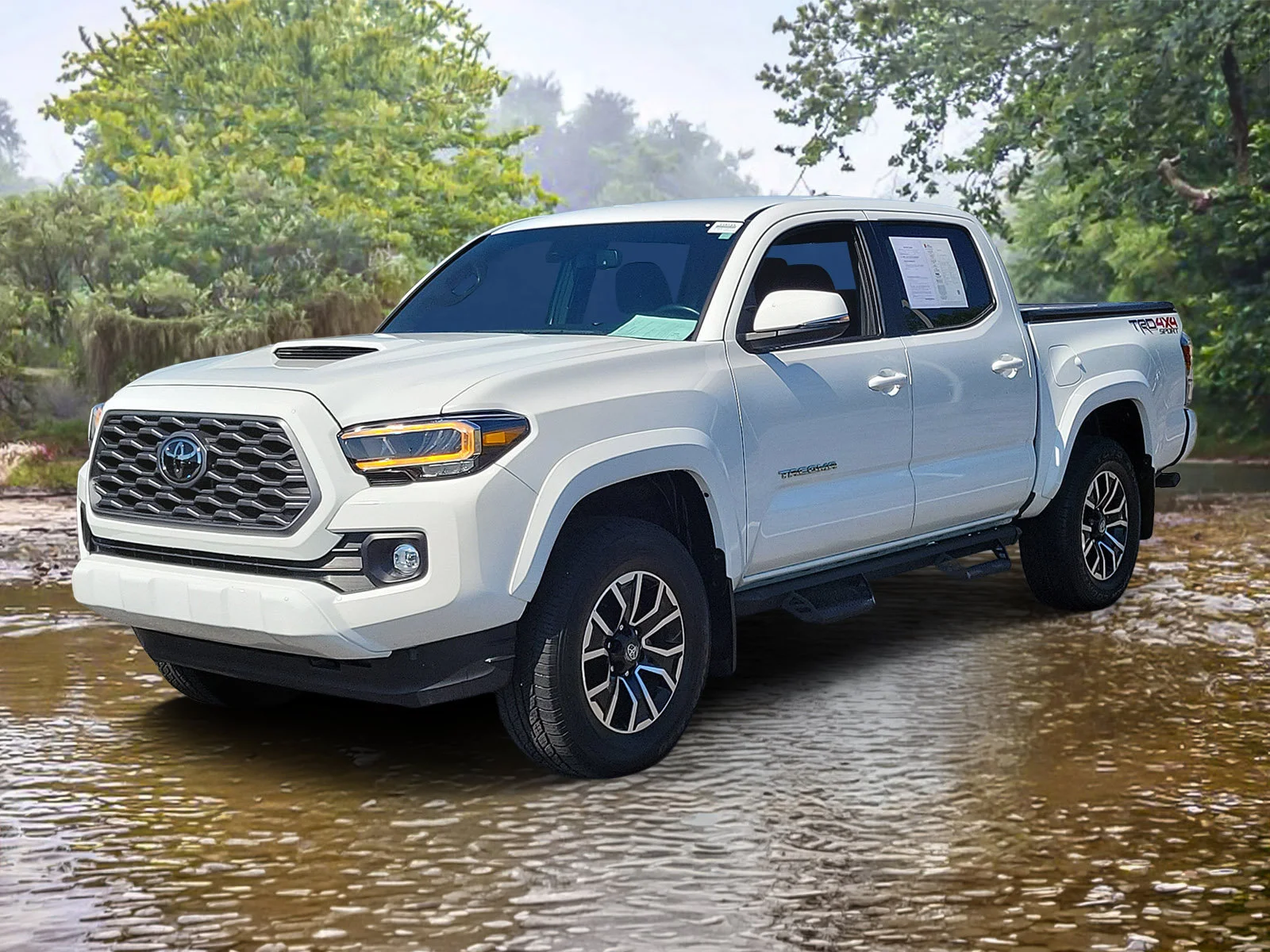 Certified Used 2023 WHITE Toyota TRD Sport image 2