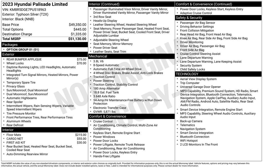 Used 2023 Typhoon Silver Hyundai Limited image 10
