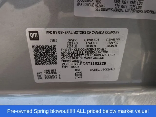 Used 2026 Gray Chevrolet LTZ image 53