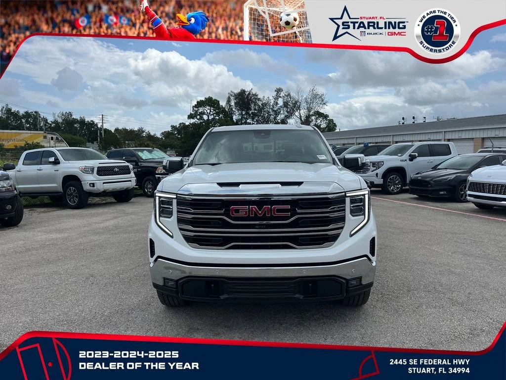 New 2026 Summit White GMC SLT image 3