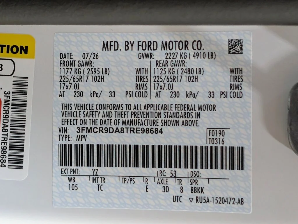 New 2026 Oxford White Ford Badlands® image 23