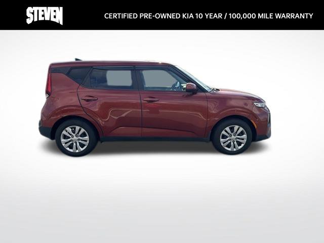 Certified Used 2021 Orange Kia LX image 3