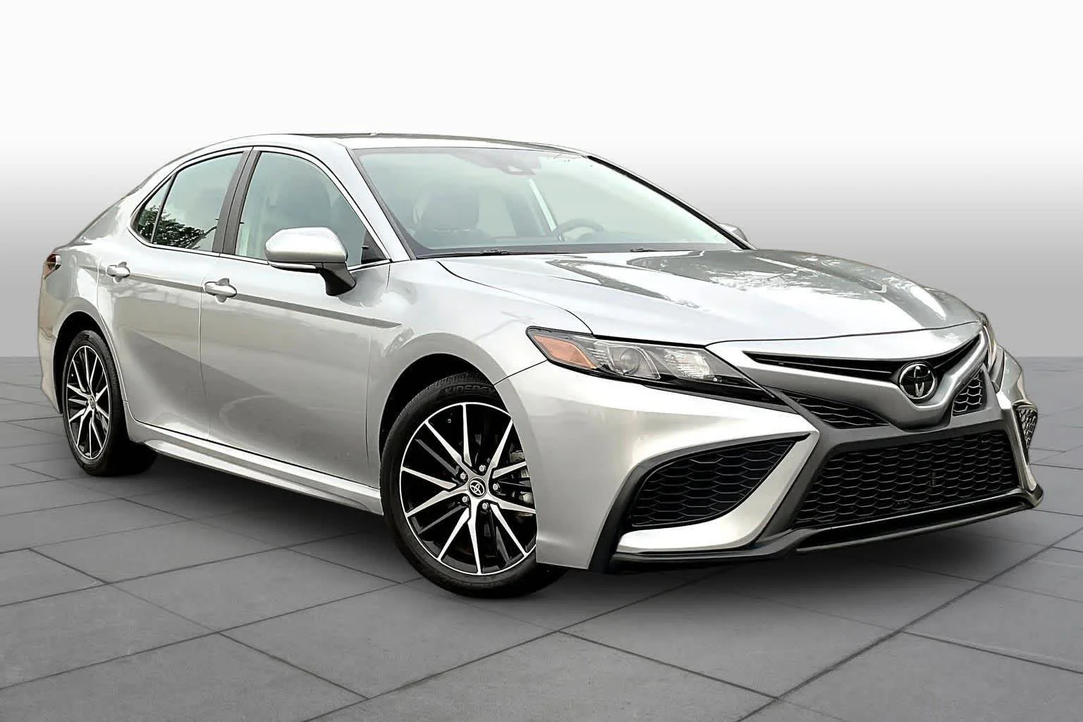 Used 2023 Celestial Silver Metallic Toyota SE image 3