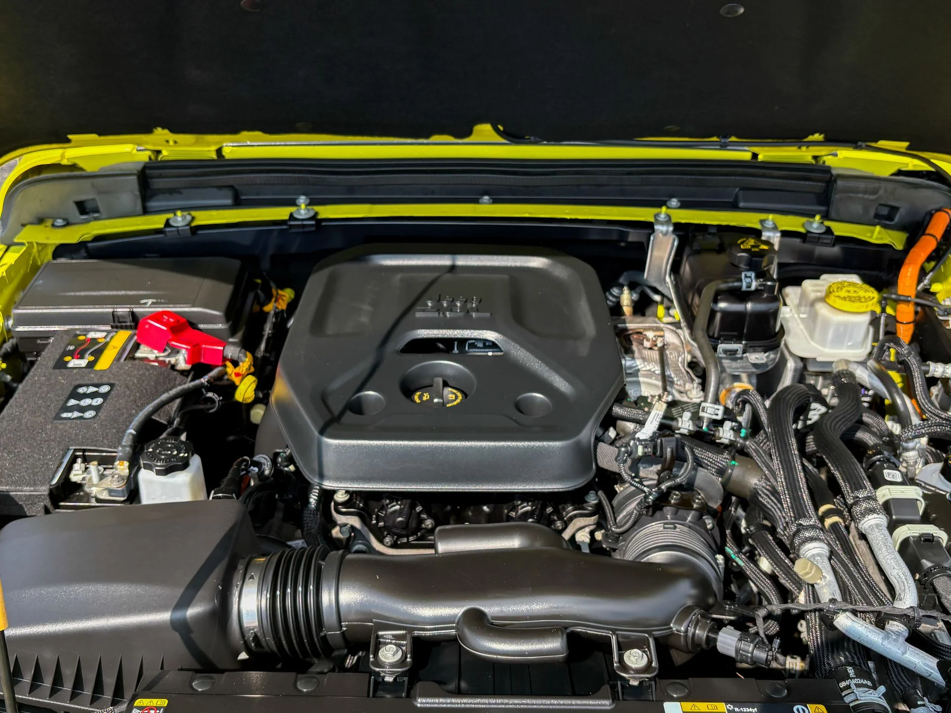 Used 2023 Yellow Jeep Sahara 4xe image 37