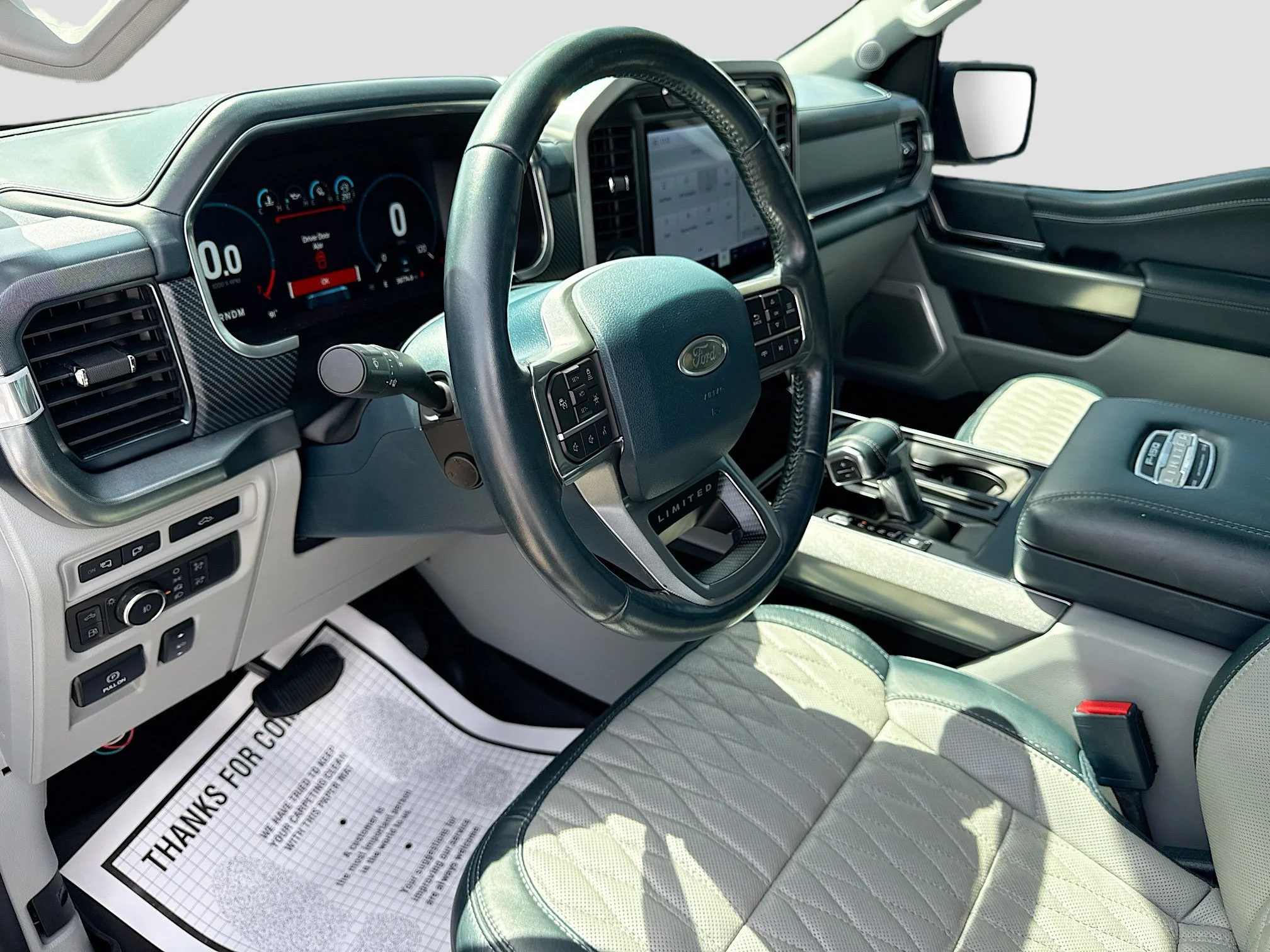 Used 2022 Blue Metallic Ford Limited image 24