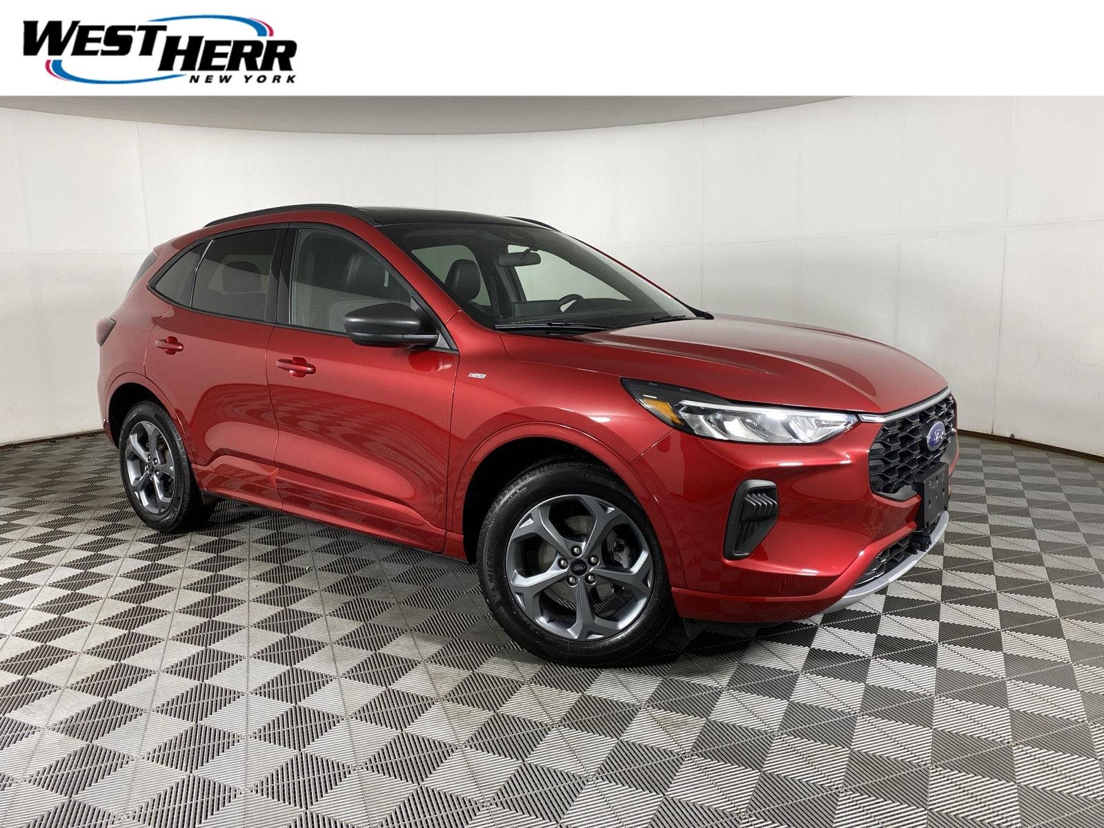 Used 2024 Rapid Red Metallic Tinted Clearcoat Ford ST-Line image 1