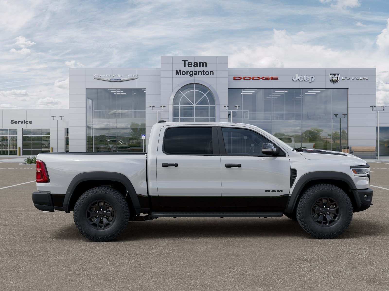 New 2026 Bright White Clear-Coat Exterior Paint RAM RHO image 36