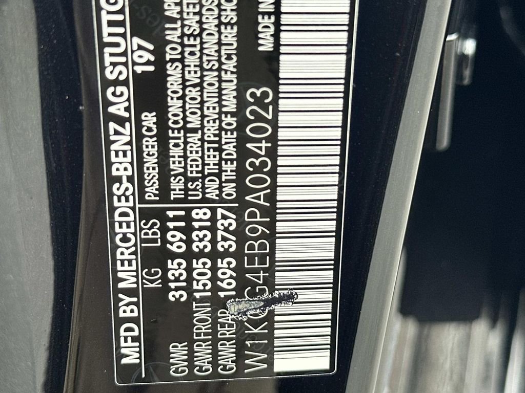 Certified Used 2023 Obsidian Black Metallic Mercedes-Benz 580 image 31