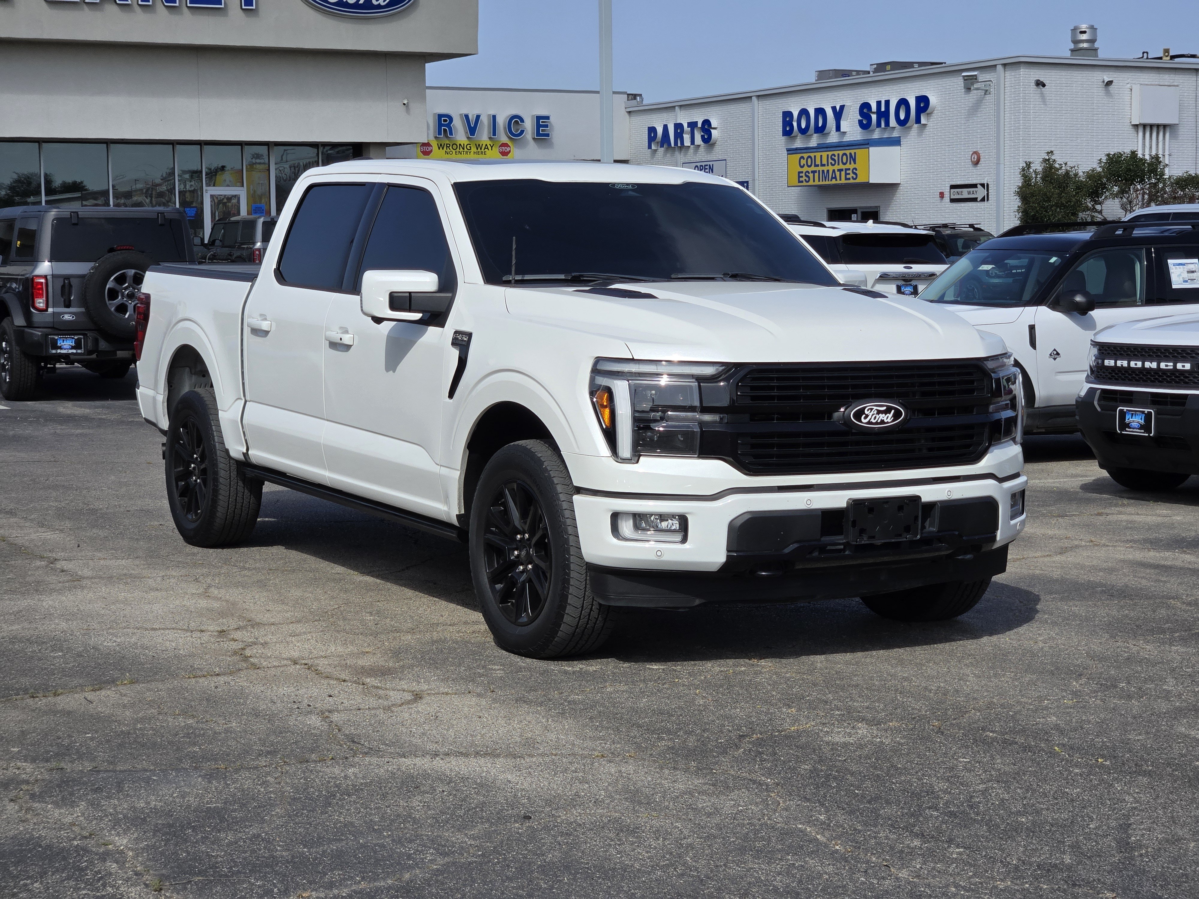 Used 2024 White Metallic Ford Platinum image 3