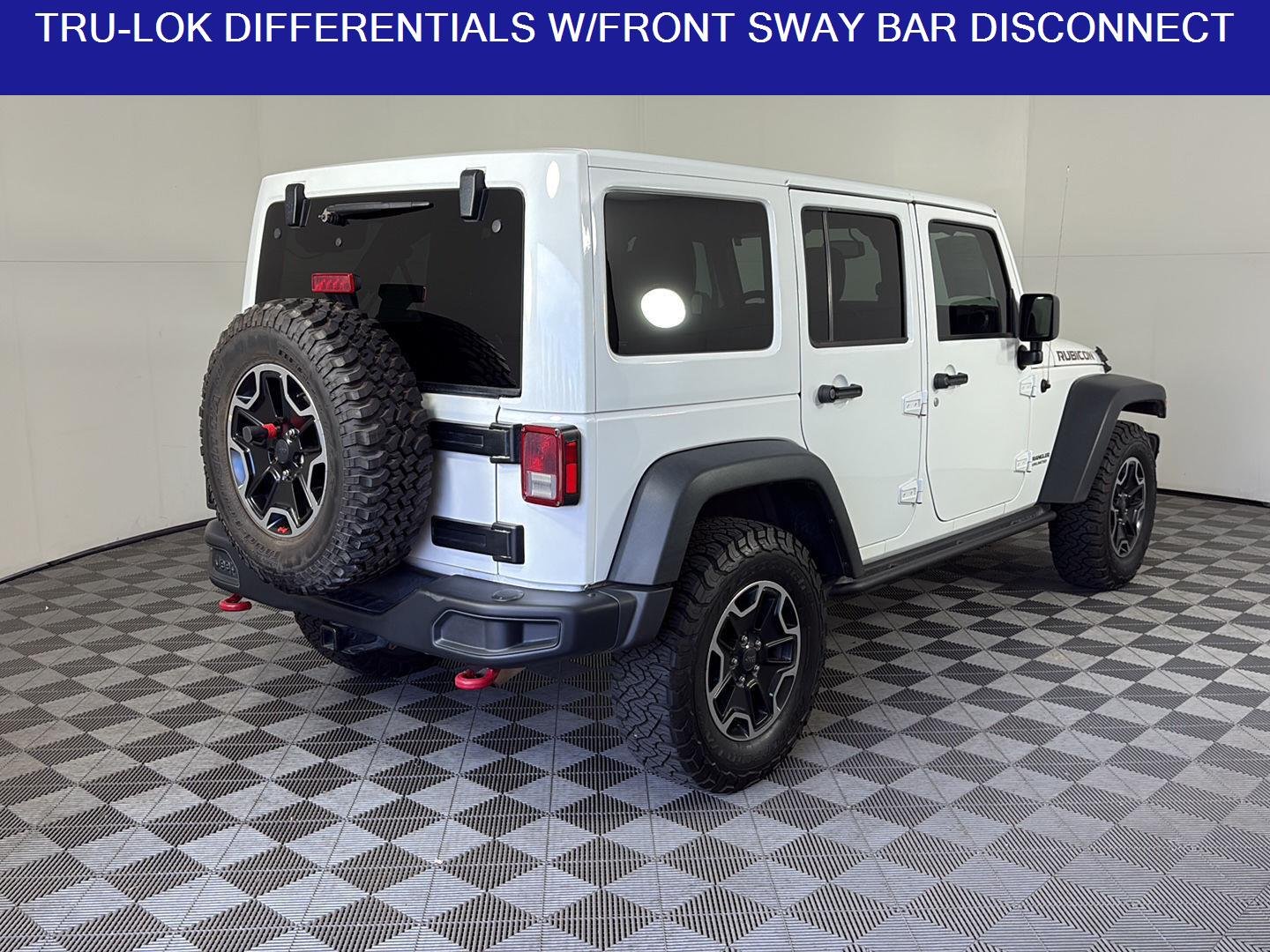 Used 2017 Bright White Clearcoat Jeep Rubicon Hard Rock image 5