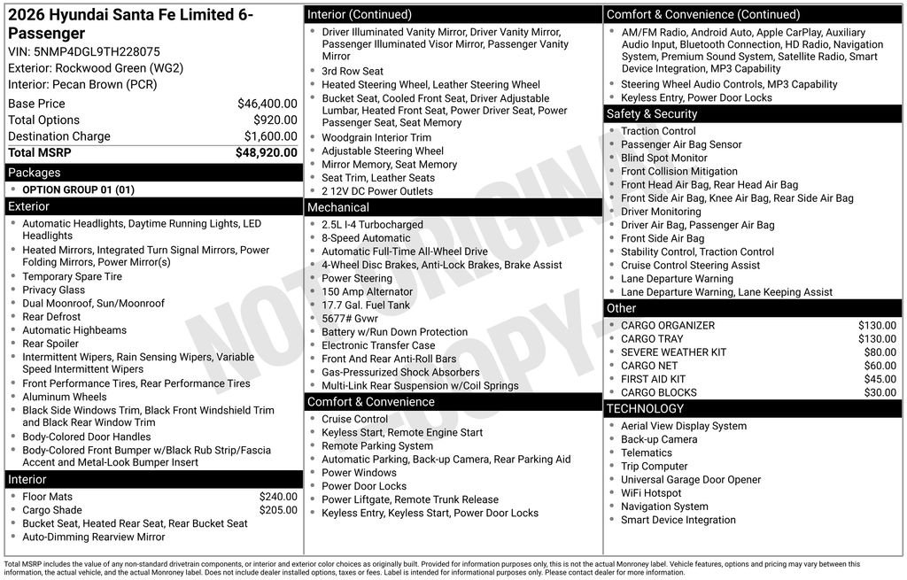 New 2026 Green Hyundai Limited image 3